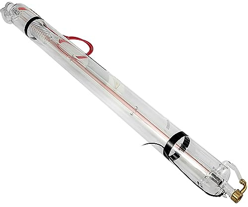 Furvveerr 50W CO2 Laserröhre,800 mm CO2 Glas Laserröhre,Laser Tube,Professionelle Spezielle Beschichtungstechnologie Tube Laser,CO2-Laserröhr,für CO2 Laser Graviermaschine und Lasergravierer