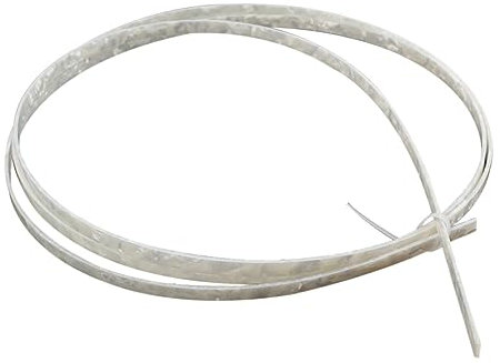 Garneck Gitarren-bindungsstreifen Aus Zelluloid in Weiß Für Akustische Gitarre Klassische Gitarre Ukulele Und Mandoline Langlebiges Poliertes Design Für Diy-projekte