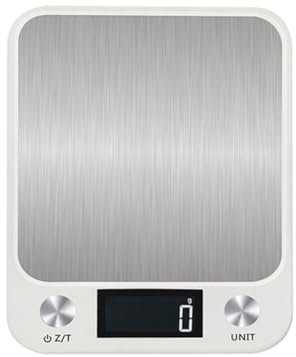 Hxhsgmeh Kitchen Scale 15Kg Weighing Food Coffee Balance Smart Electronic Digital Scales Stainless Steel for Cooking and Baking Easy Install -B