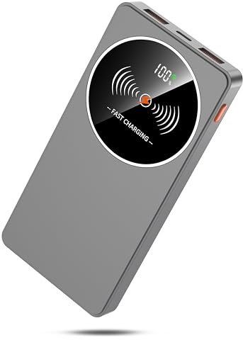 Power Bank 10000mAh, Bateria Externa Carga Rapida 22.5W, 3A Bateria Portatil 3 Puertos USB C Input & Output Cargador Portatil Movil Powerbank para iPhone 16 15 14 13 12 11, Samsung, Xiaomi, Android