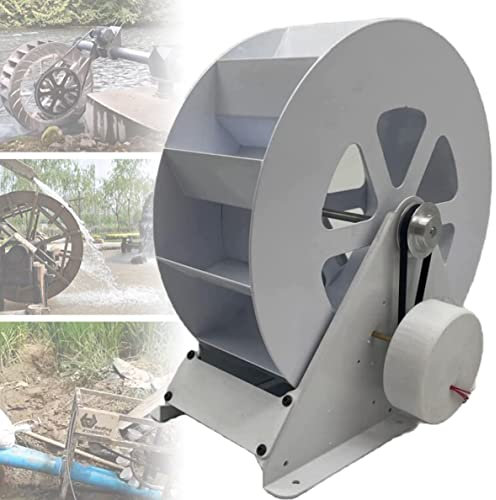 HTDRE Generatore di turbina ad Acqua, idrogeneratore, 100 W, Funzionamento Silenzioso, Portatile, Alte Prestazioni, Alimentato a Flusso d'Acqua, Acciaio, 315 x 290 x 315 mm, 4,135 kg