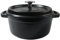 SXTYYH Olla Holandesa Cacerola Hierro Fundido Con Tapa Versátil Cazuelas for Estofar, Asar Y Hornear Retención Uniforme Del Calor(Negro)
