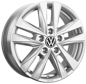 Volkswagen Leichtmetallfelge Brest für T7 Multivan/California, Aluminium-Magnesium-Silizium, Brillantsilber, 17 Zoll, 6,5J x 17, 5x120mm, ET60, 485mm