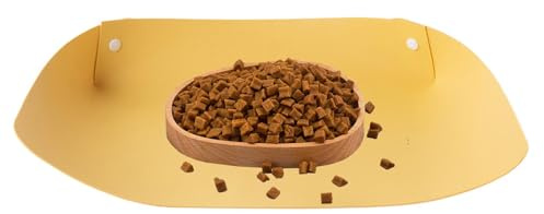Napfmatte Rutschfeste, Fleckenabweisende Hochrandunterlage | Süße Katzennapfunterlagen Für Nahrung, Wasser, Pudel, Pomeranian, Boden, Reise, Zwinger, Tierhandlung
