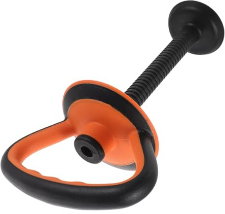 EXAOMBLE Loadable Kettlebell Handle for Dumbbells and Weight Plates, Ergonomically Shaped Grip with Sturdy Pp and Tpr Material, for Strength Training and Workout Sessions