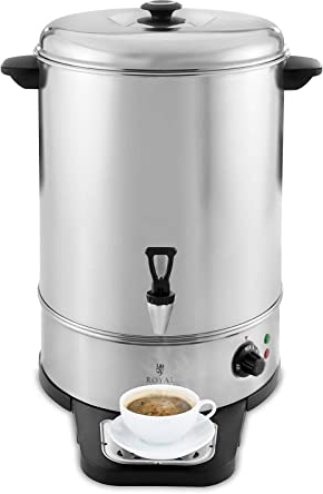 Royal Catering - RCWK 30A - Hervidor de agua - 30 litros - Bandeja recogegotas