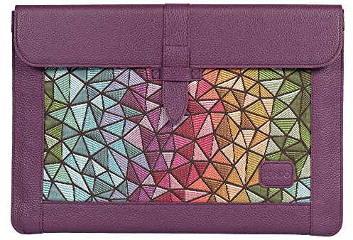 Londo Genuine Leather Sleeve Bag for MacBook Pro & Air 13.3 & 13 Inch, OTTO188