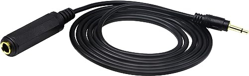 zdyCGTime 6,35 mm hembra a 2 secciones Cable adaptador de audio jack macho de 3,5 mm,3.5mm a 6.35mm cable.(1.5m)