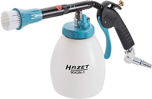 HAZET Rotations-Reinigungspistole (Betriebsdruck: 4 bis 6, 3 Bar, Luftbedarf 254 L/min, Länge: 354 mm) 9043N-1
