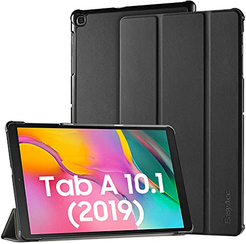 EasyAcc Hülle Kompatibel mit Samsung Galaxy Tab A 10.1 2019 T510 T515 - Ultra Dünn mit Standfunktion Slim PU Leder Schutzhülle