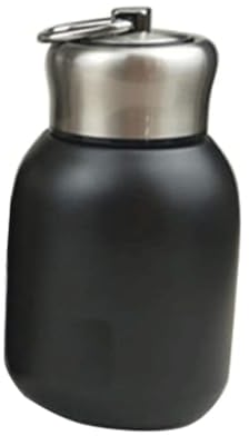Jbsceen Mini de voyage en acier inoxydable pour l'intérieur et l'extérieur 300 ml Noir