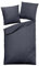 Carpe Sonno warme Biberbettwäsche 135x200 - Gestreifte Winter-Bettwäsche mit Reißverschluss aus 100% Baumwolle Flanell - Bettwäsche Set 135 x 200 mit Kopfkissen-Bezug - Streifen Blau