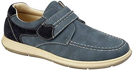 Scimitar Mens Touch Fastening Casual Shoe (10 UK) (Navy)