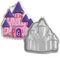 Moule À Cake En Aluminium 3D Château Forme Plaque De Cuisson DIY Anniversaire Moule À Cake Moule Cuisine Fournitures