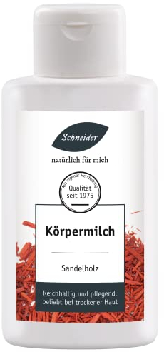 Saunabedarf Schneider - Gesichts-, Hand- und Körpermilch Sandelholz, Bodylotion 250ml
