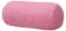 Dr. Berger Nackenrolle Nackenkissen 40x16 cm Bezug 100% Baumwolle Minky Design extra flauschig - bequemes Kissen rund, stabil - Perfekt als festes Nackenkissen, Knierolle, Rückenkissen in Altrosa
