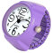 JewelryWe Damen Ringuhr Fingeruhr Analog Quarzuhr Elastisch Ring Band Uhr Uhrenring Geschenk für Mädchen Lila