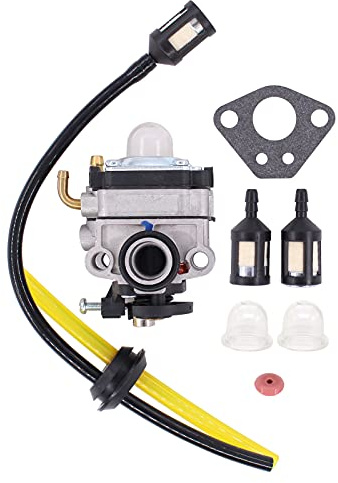 HouYeen Vergaser Vergaser Kit für JCB M25 PLT25AF TRY25PGTA 25CC B&Q Rasentrimmer Vergaser mit Kraftstoffleitung Filter Set
