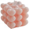 Duftende Bubble Cube Kerze, handgefertigte Soja-Würfel-Kerzen, dänische Pastell-Raumdekoration, ästhetischer Duft, Aromatherapie, niedliche geformte Dekorationen (Herzwürfel)