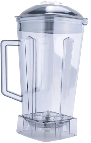 Junguluy Jarra de repuesto para batidora, pieza de repuesto transparente, 2 L, capacidad de repuesto compatible con Silver Mixer