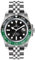 Lorenz 28196EE Automatische Herrenuhr aus Edelstahl sub 100 Meter, Schwarz , Modern