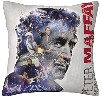 Peter German Maffay Kissenbezug, weich, dekorative Kissenbezüge, 45,7 x 45,7 cm, Kissenbezüge für Sofa, Schlafzimmer, Bett, Dekoration