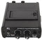 Kopfhörerverstärker, 2 Kanal Stereo Passivmischer, 3,5 mm Stereo Audioverstärker mit Lautstärke und Balance Reglern, Zwei XLR Eingängen, Tragbarer Audiomischer für Studio/Bühne