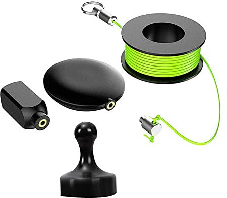 Graootoly Magnetic Cable Puller,Nylon Pipe Concealed Pipe Threader, Wire Guide, Wire Network Cable Magnetic Stringer Puller, (B)