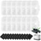 Filter Katzenbrunnen, 15er-Pack Filter für Dockstream Trinkbrunnen für Katze PLWF105/PLWF115/PLWF005, Katzenbrunnen Ersatzfilter, 15 Schaumstoffschwämme und 15 Filterkartuschen