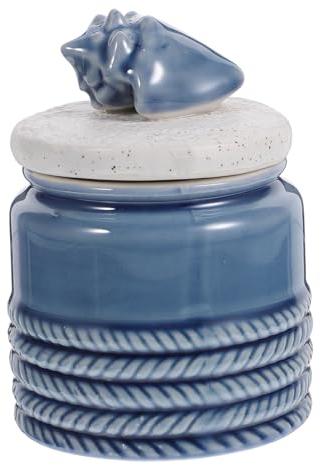 Ciieeo Tea Tins Storage Coffee Jar Airtight Tea Storage Box Home Ceramic Style