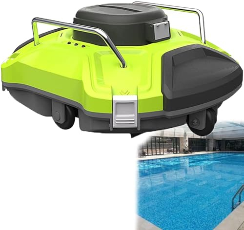 ExoticaBlend Aspirateur de Piscine pour piscines creusées, Robot aspirateur de Piscine, autonomie de 120 Minutes, Robot Nettoyeur de Piscine sans Fil pour piscines jusqu'à 914 Pieds carrés