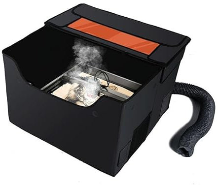 SCULPFUN Laser Gehäuse für Laser Graviermaschine, 700*700*460 mm Enclosure Schutzhülle Schutzbox, Lasergehäuse Augenschutz Feuerfest Schalldicht, Blockiert Rauch und Gerüche, Wasserdicht, Staubdicht