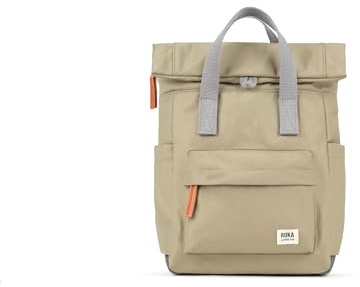 ROKA London Canfield B Small Sustainable Nylon Backpack (Taupe)