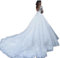 Luxus Brautkleider A-Line Brautkleider Spitzen Applikationen Langarmes Vintage Elegante Weiße Kleider Prinzessin Hochzeitskleid Angepasst