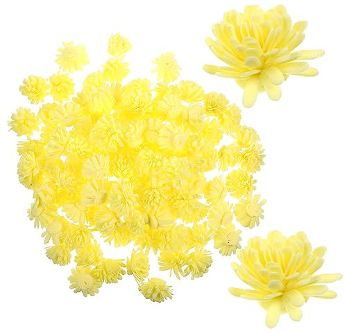 iplusmile 100pcs Fake Flower Diffuser for Home Fragrance Simulated Chrysanthemum Essential Oil Diffusers for Living Room Bathroom and Office