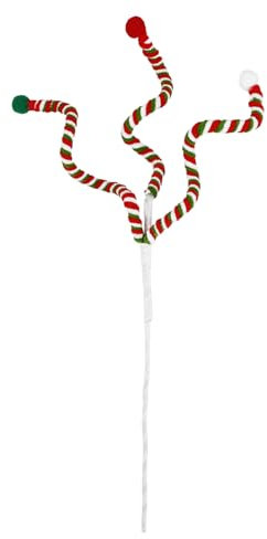 OUNONA Adornos Navideños De Bastones De Selecciones del Árbol De Navidad Alambre De Hierro