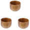 iplusmile 3 Piezas Taza de Madera Clásica Bebidas Vaso Madera Café Vino y Amigos y Familia