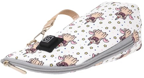 Abaodam Réchauffe-biberon Portable USB à Niveaux Housse Isotherme Polyester Compacte pour Bouteilles Accessoire Extérieur Pratique pour Lait et Alimentation