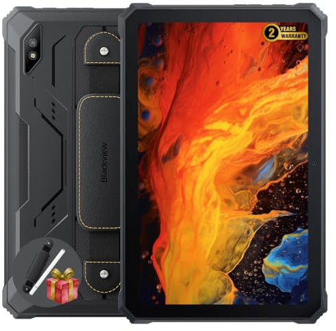 Blackview Active 8 Pro | 10.36 2.4K FHD+ IPS | 24GB RAM + 256GB | Schwarz | IP68/IP69 | MIL-STD-810H | Helio G99 | 22000mAh | 1TB Erweiterung | NFC | GPS | Dual SIM | Android 15 | 2 Jahre Garantie