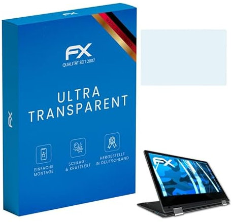 atFoliX Schutzfolie kompatibel mit Medion AKOYA E2221T MD60428 Folie, ultraklare FX Displayschutzfolie (2X)