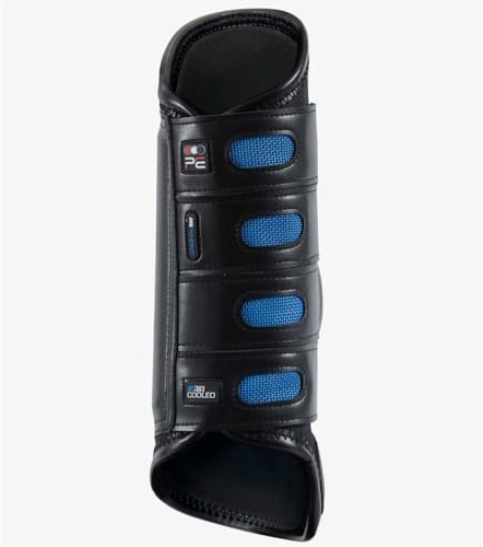 Premier Equine Air Cooled Original Gelände-Gamaschen vorne (S, schwarz)
