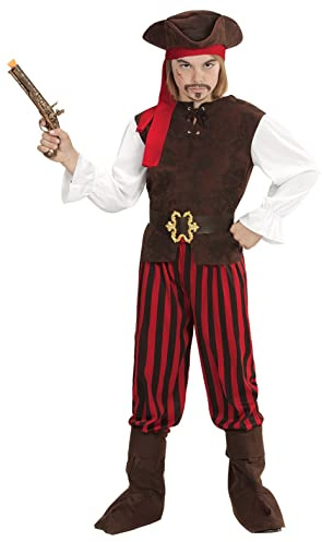 W WIDMANN MILANO Party Fashion - Kinderkostüm Pirat der Karibik, Seeräuber, Bandit, Freibeuter