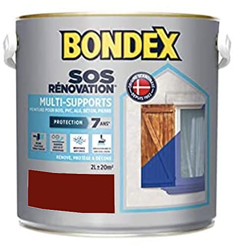 BONDEX - SOS RENOVATION Peinture Multi-Supports - Peinture qui Masque et Prévient les Microfissures - Satin