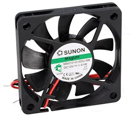 Sunon Lüfter 60x60x10mm MF60101V2-A99 DC 12V 3500 U/min 25dBA Vapolager 2 Litzen