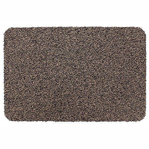 JVL Tanami Machine Washable Barrier Door Mat, Brown, 40 x 60 cm