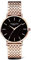 VICTORIA HYDE Uhr Herren Minimalist Dünne Schwarze Minimalistische Quartz Herrenuhr mit Mesh Edelstahl