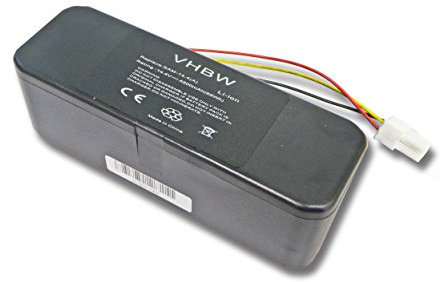 vhbw batteria compatibile con Samsung Navibot serie VR e Samsung Navibot Airfresh serie SR aspirapolvere home cleaner 4500mAh, 14,4V, Li-Ion