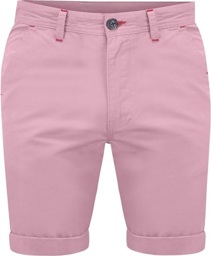 westAce Short chino en coton stretch pour homme Coupe ajustée - Rose - 200*70