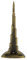 SUPERPOWER® Burj Khalifa Architekturmodell, Bronze, Metallskulptur, berühmtes Bauset, Dubai Souvenir, für personalisierte Geschenke, Schlafzimmer, Tisch, Heimdekoration