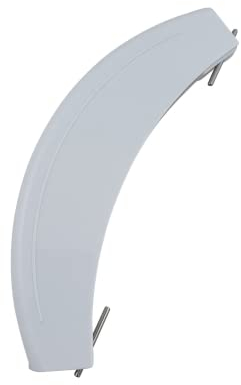 Lichtblau manilla con ejes en blanco para Bosch 00266751 I manija de plástico accesorio para lavadora y secadora I recambios lavadoras y secadoras condensadoras Bosch Siemens Balay